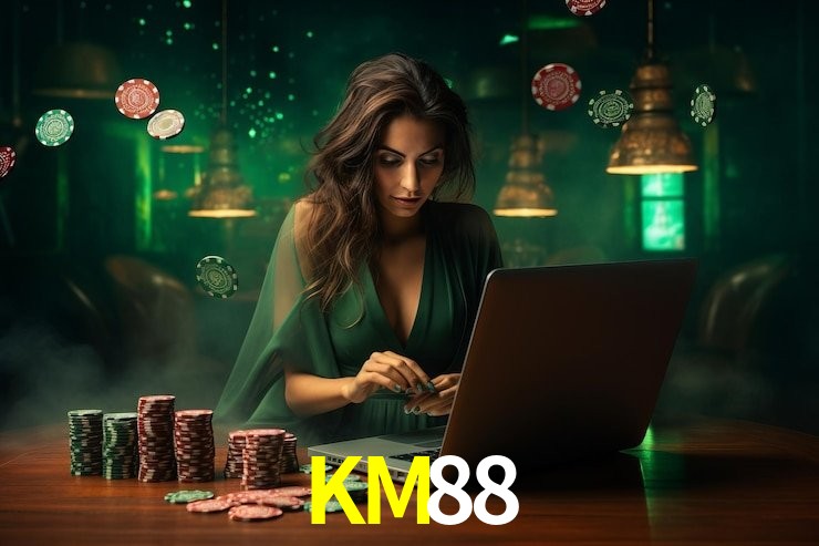 Interfaz de la app móvil KM88 en un smartphone moderno